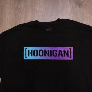 HOONIGAN Black T Shirt Size 3X Graphic Tee Short Sleeve Streetwear